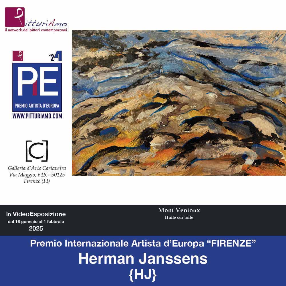 Vidéo-exposition de l’œuvre « Mont Ventoux » de l’artiste contemporain Herman Janssens à l’occasion du Prix Artiste Europe 2024.