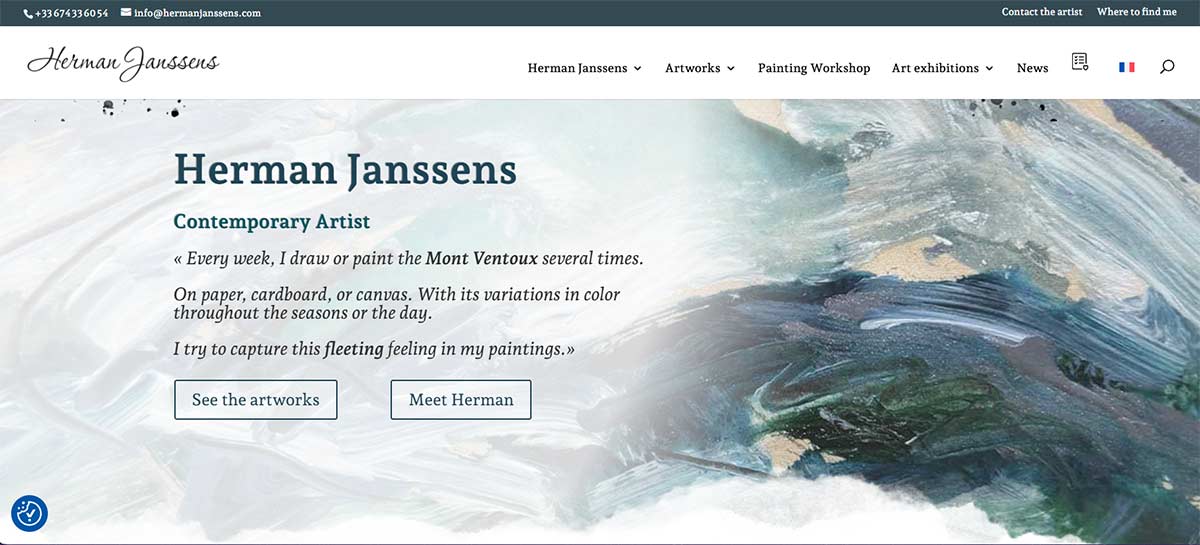 Herman Janssens's artist website