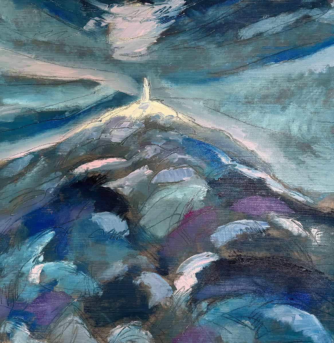 Online sale of the artwork entitled « Mont Ventoux » created by the contemporary artist Herman Janssens