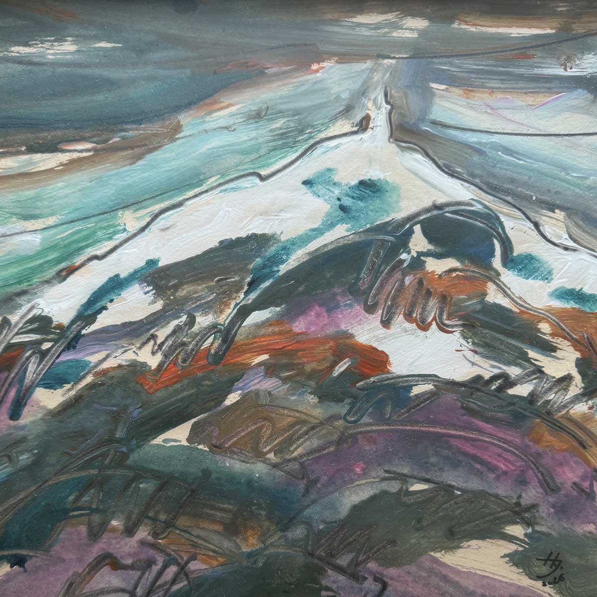 Herman Janssens - Mont Ventoux Vente en ligne de l'œuvre intitulée « Mont Ventoux » réalisée par l'artiste contemporain Herman Janssens