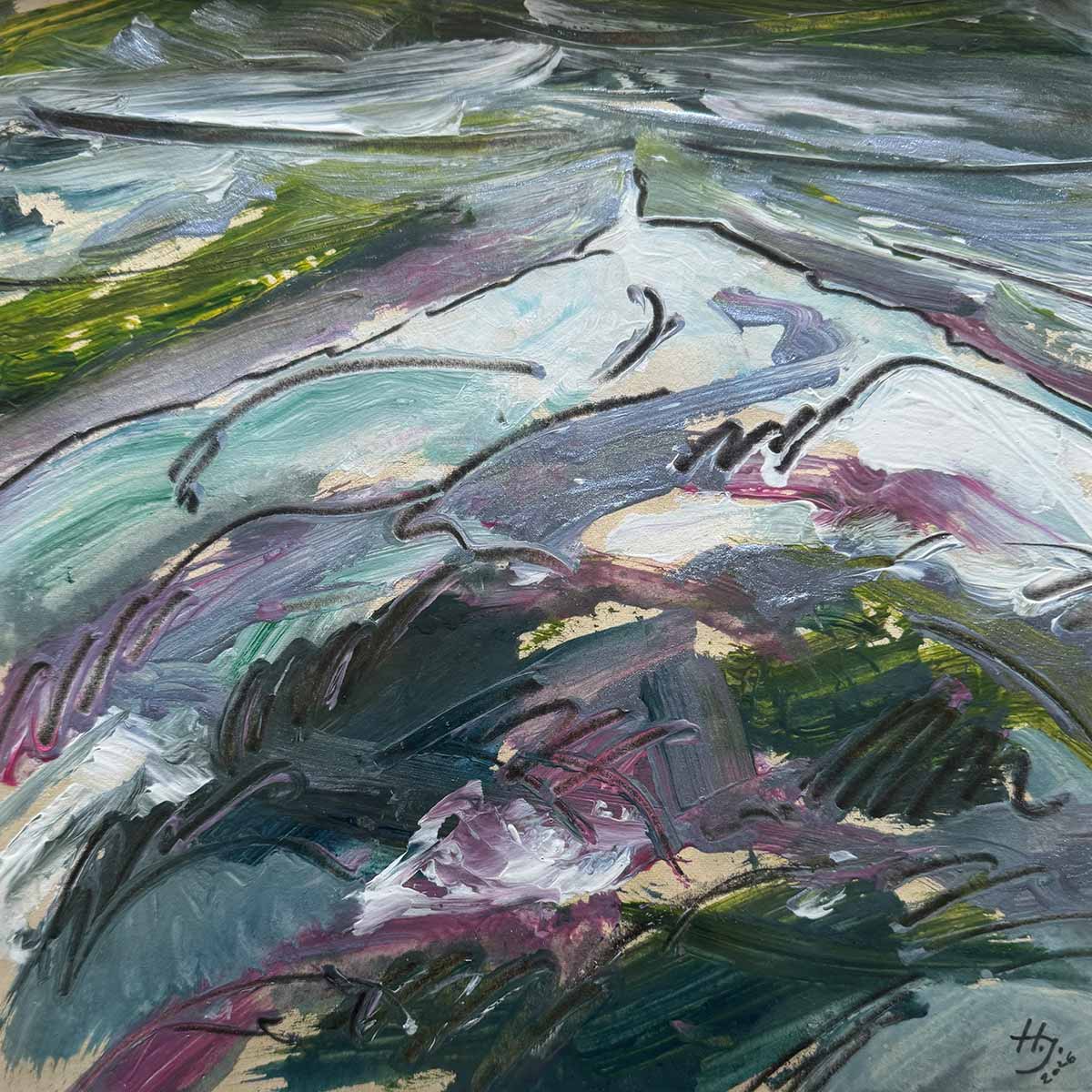 Herman Janssens - Mont Ventoux Vente en ligne de l'œuvre intitulée « Mont Ventoux » réalisée par l'artiste contemporain Herman Janssens