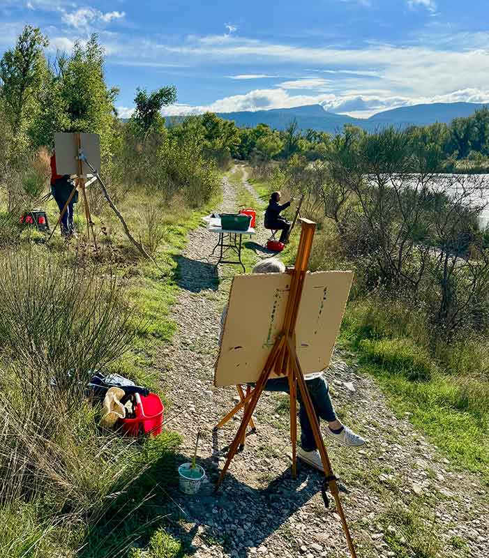 Stage de peinture - Herman Janssens Herman Janssens et la passion du paysage en stages de peinture en groupe